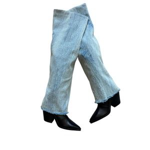 Azalea Wang Brynlee-Denim Western Boot